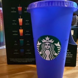 2020 Starbucks color change 24oz tumbler cobalt